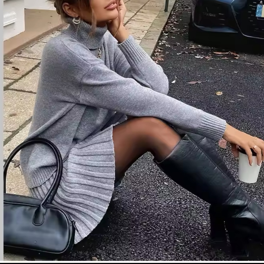 Introducing The Versatile Knit Pleated Skirt Set … - image 4